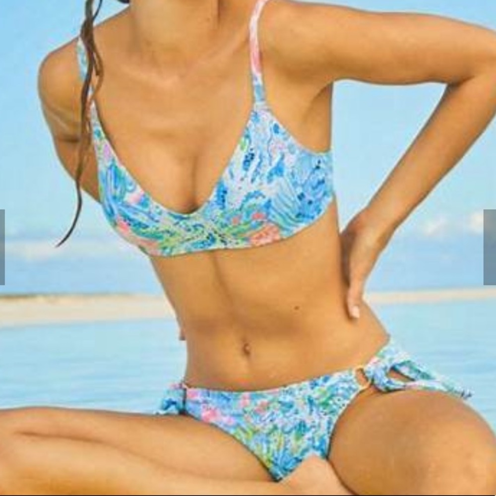 Lilly Pulitzer Sink or Swim bikini set in size 0